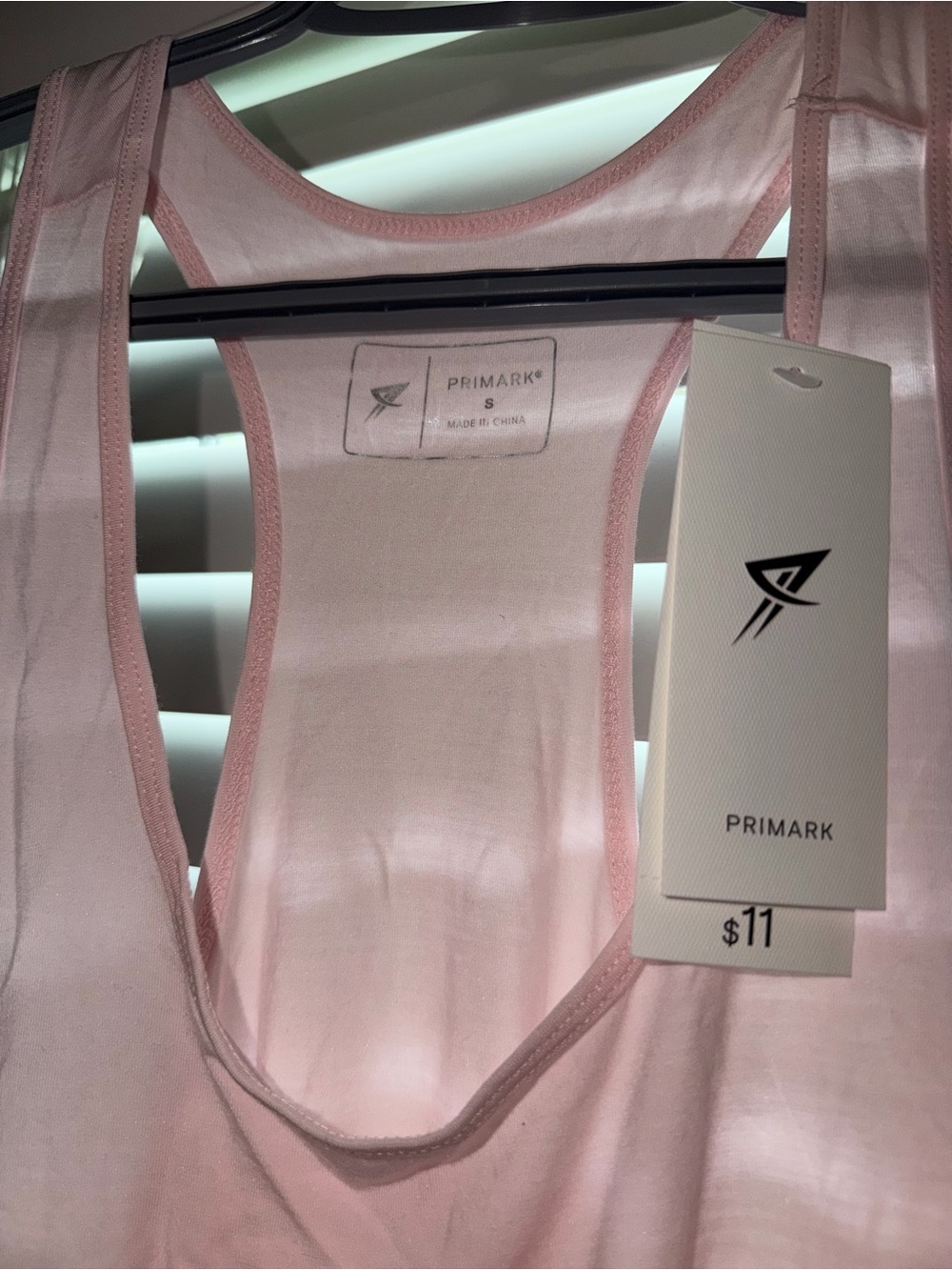Primark Light Pink Racerback Tank Top - Picture 2 of 2
